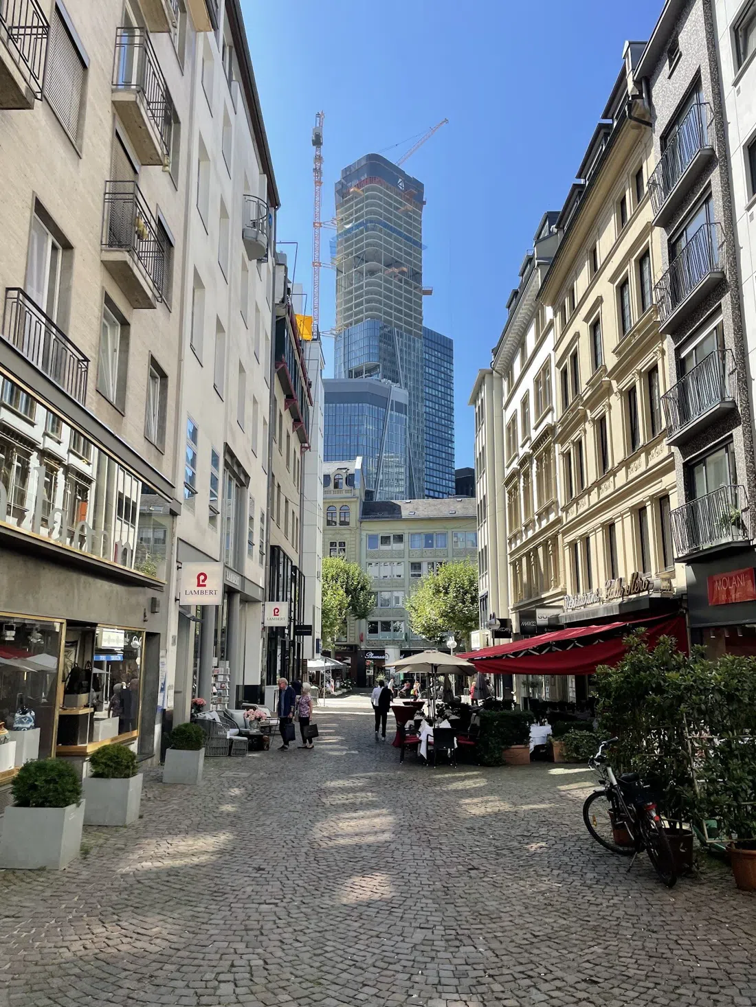 Rheingauer Weinmarkt (Freßgass y Opernplatz), Fráncfort